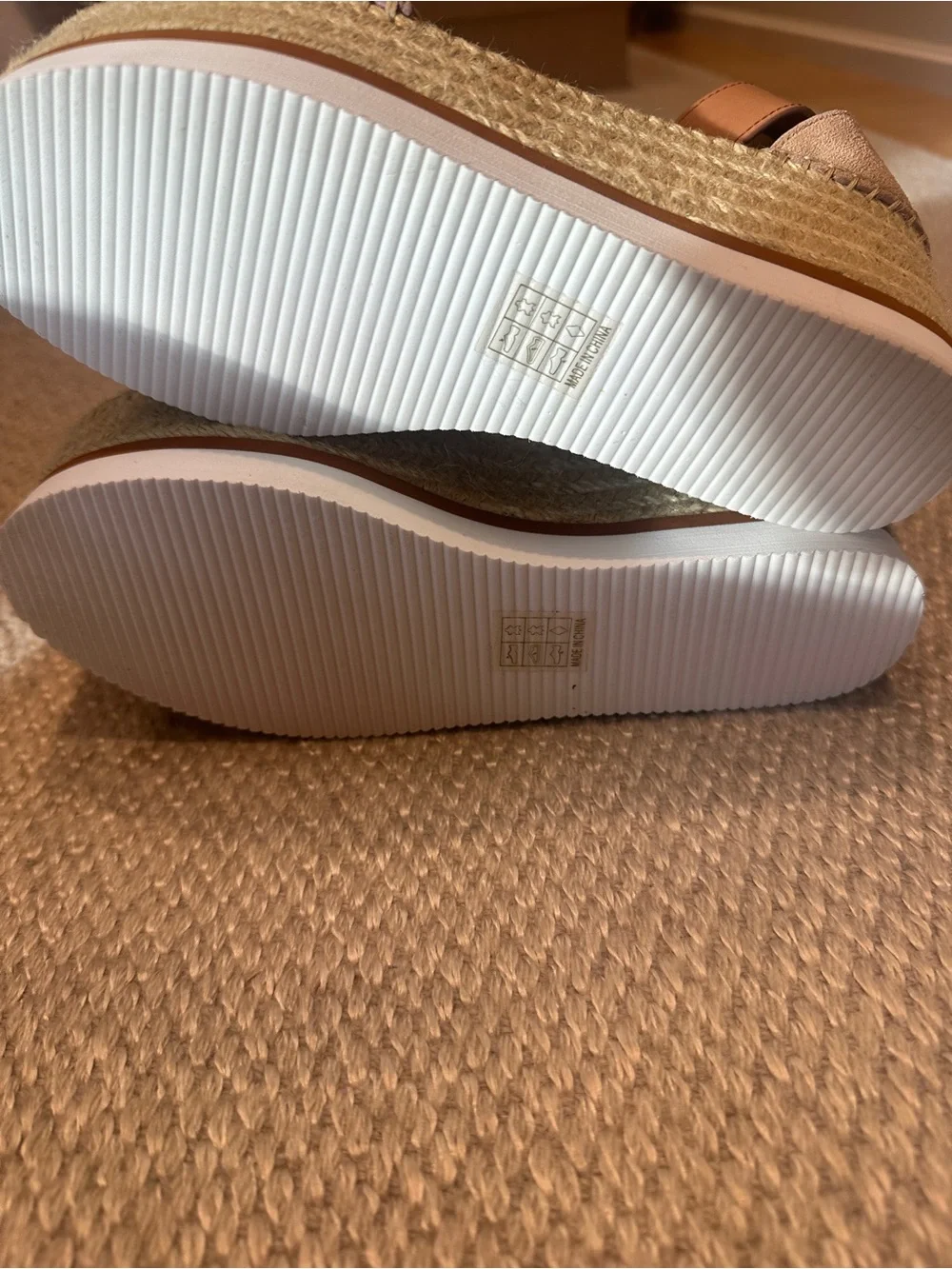 See by Chloe Espadrille Platform Sandals in Light Taupe